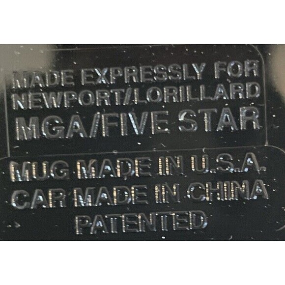 Vtg NEWPORT Cigarettes Grand Prix Racing Car Drinking Glasses Lot of 4 New! - Picture 8 of 9